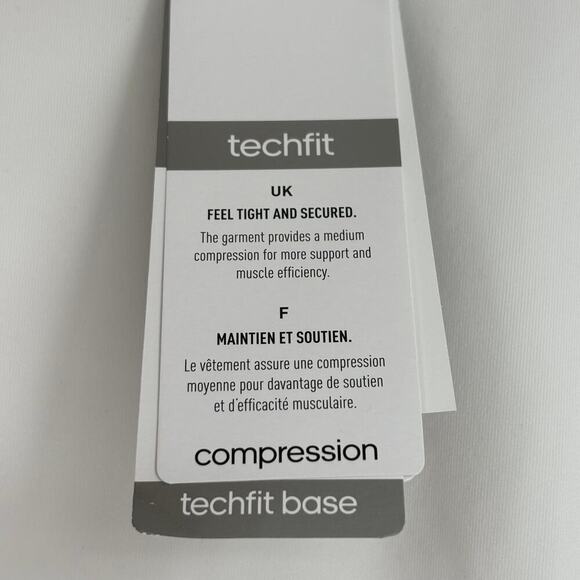 Adidas Performance Techfit Compression Base Layer Top White Size 2XL - Picture 6 of 14